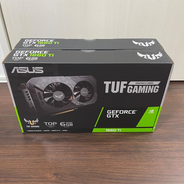 スマホ/家電/カメラ【新品】ASUS TUF-GTX1660TI-T6G-EVO-GAMING