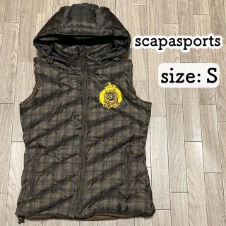 スキャパ(SCAPA)の【美品】scapasports(スキャパスポーツ)  ダウンベスト　キャスパ　s(ダウンベスト)