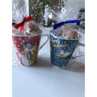 クリスマスベアー&マグカップセット(食器)
