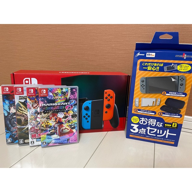 switch ソフト4つ おまけ付き - 家庭用ゲーム機本体