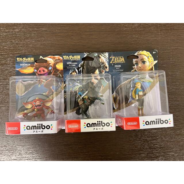 変更OK amiibo リンク (騎乗) と ゼルダ と ボコブリン - 通販 - www