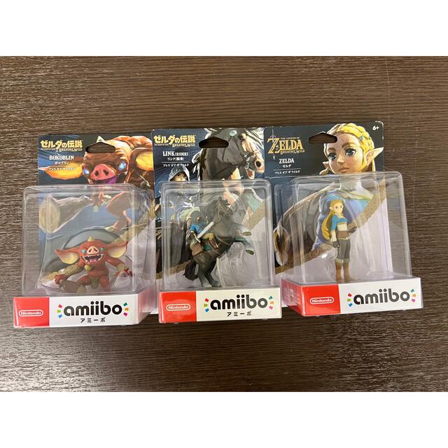 任天堂(ニンテンドウ)のamiibo リンク (騎乗) と ゼルダ と ボコブリン エンタメ/ホビーのフィギュア(ゲームキャラクター)の商品写真