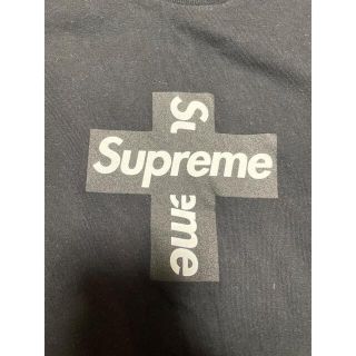 シュプリーム(Supreme)のSupreme Cross Box Logo Tee "Black"(Tシャツ/カットソー(半袖/袖なし))