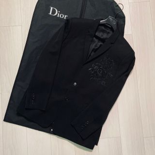 DIOR HOMME - Dior homme 18aw 黒薔薇刺繍 ジャケットの