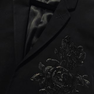 専用出品 Dior Homme 薔薇 刺繍 ネクタイ 美品