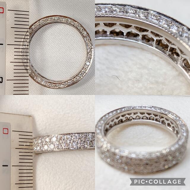 hiroko様専用　モニッケンダム pt900 ダイヤモンド リング レディースのアクセサリー(リング(指輪))の商品写真