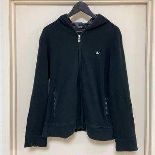 バーバリーブラックレーベル(BURBERRY BLACK LABEL)のバーバリーブラックレーベル パーカー サイズ3 (L) 黒(パーカー)