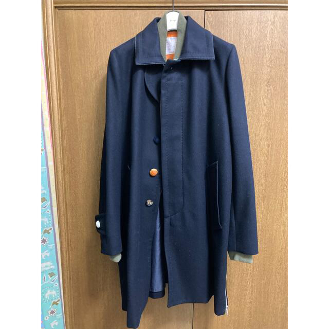 在庫あお得 sacai sacai ma-1 ドッキング ウールステンカラーコート 20AW の通販 by xxx28's  shop｜サカイならラクマ