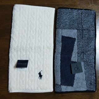 ラルフローレン(Ralph Lauren)の新品　ラルフローレンタオルハンカチ&カルバンクラインタオルハンカチ(ハンカチ/ポケットチーフ)