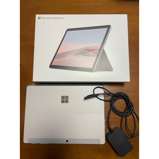 Microsoft(マイクロソフト)のマイクロソフト Surface Go 2 P/4GB/64GB プラチナ STV スマホ/家電/カメラのPC/タブレット(タブレット)の商品写真