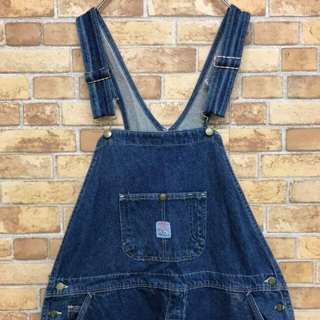 【おすすめ】パンツ【ポインター】90s USA製 デニムオーバーオール サロペット ペインター