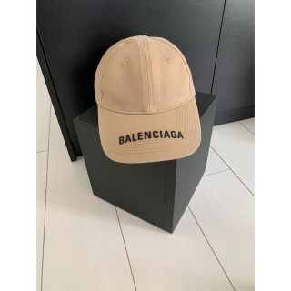 バレンシアガ(Balenciaga)のバレンシアガ     キャップ     ベージュ＆ブラック(キャップ)