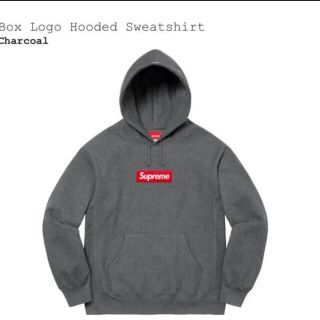 シュプリーム(Supreme)のSupreme Box Logo Hooded Sweatshirt グレー L(パーカー)