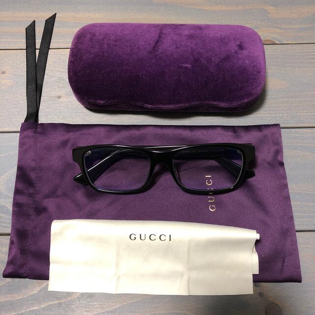 Gucci(グッチ)のGUCCI/グッチ 眼鏡 度入り GG0006OA  メンズのファッション小物(サングラス/メガネ)の商品写真