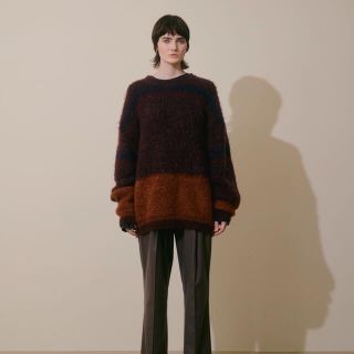 ワンエルディーケーセレクト(1LDK SELECT)の新品yoke 21aw Rothko Border Crew Neck ニット(ニット/セーター)