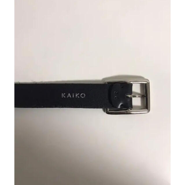 Jieda(ジエダ)のKAIKO  THE BELT "BLACK" サイズ30 メンズのファッション小物(ベルト)の商品写真