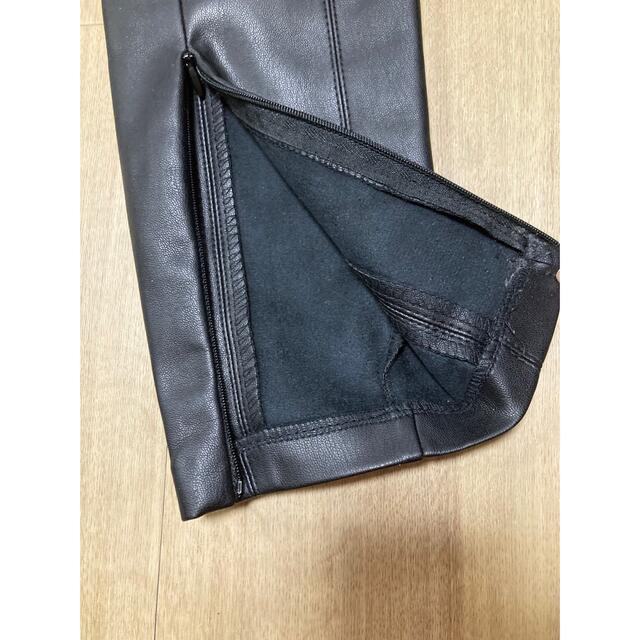 ZARA(ザラ)のzara leather high waist leggings レディースのレッグウェア(レギンス/スパッツ)の商品写真