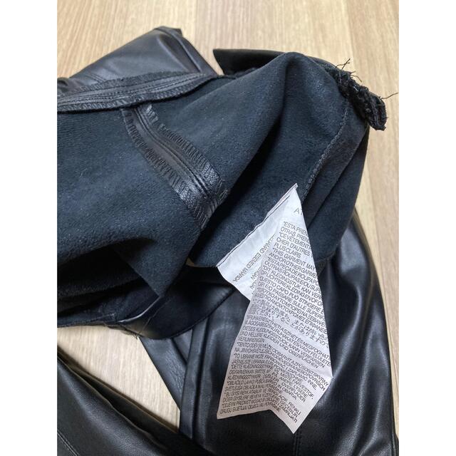 ZARA(ザラ)のzara leather high waist leggings レディースのレッグウェア(レギンス/スパッツ)の商品写真