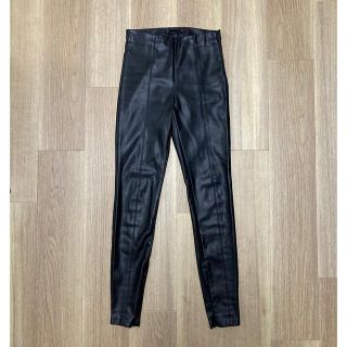 ザラ(ZARA)のzara leather high waist leggings(レギンス/スパッツ)