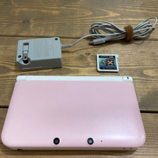 ニンテンドウ(任天堂)のNintendo 3DSLL ホワイト×ピンク　＊おまけつき＊(携帯用ゲーム機本体)