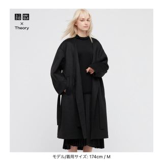 ユニクロ(UNIQLO)のuniqlotheory ウールブレンドコート(ロングコート)