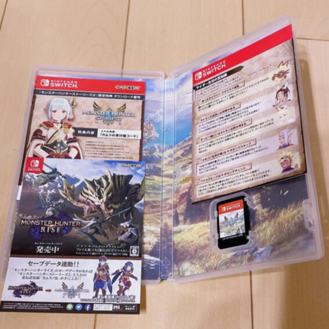 CAPCOM(カプコン)の「美品🌷モンスターハンターストーリーズ2　～破滅の翼～ Switch」 エンタメ/ホビーのゲームソフト/ゲーム機本体(家庭用ゲームソフト)の商品写真