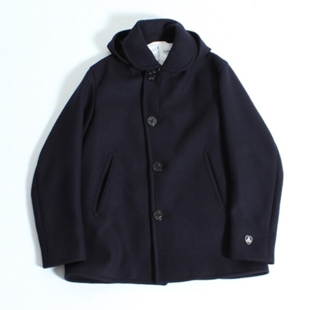 【美品】 Bshop購入 オーシバル ウールメルトン Pコート コート フード
