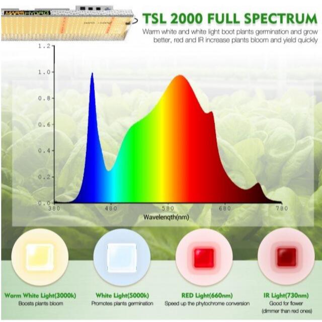 Mars Hydro マーズハイドロ TSL-2000 植物育成LEDライト