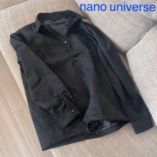 ナノユニバース(nano・universe)の未使用 nano universe ナノユニバース シャツジャケット 黒系(テーラードジャケット)