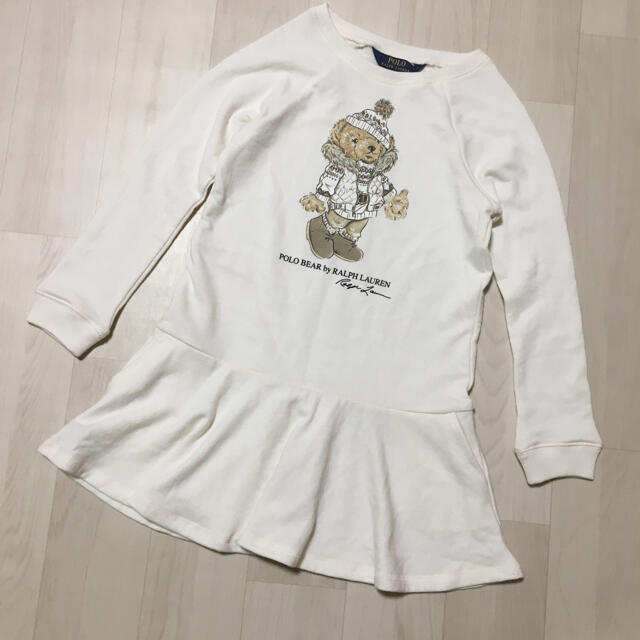 Ralph Lauren(ラルフローレン)のポロ　ラルフローレン　ポロベア　ワンピース キッズ/ベビー/マタニティのキッズ服女の子用(90cm~)(ワンピース)の商品写真