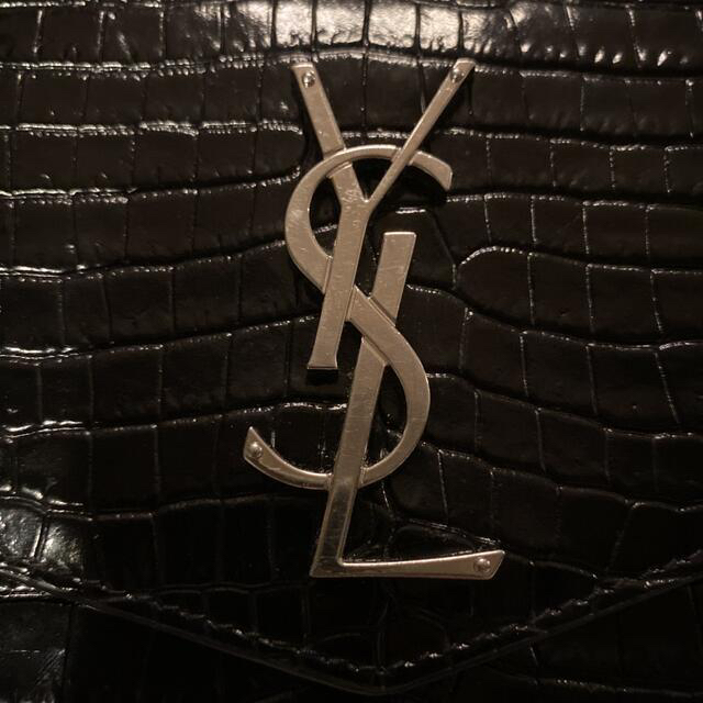 Saint Laurent(サンローラン)のSAINT LUNRENクロコ型押し長財布 レディースのファッション小物(財布)の商品写真