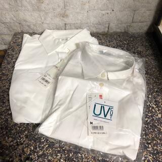 ユニクロ(UNIQLO)のストレッチ・ブロードシャツ2枚(シャツ/ブラウス(長袖/七分))