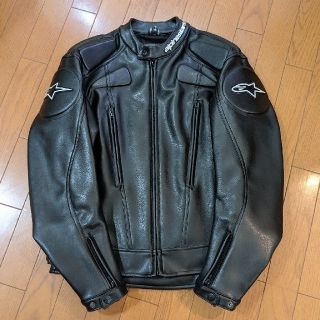 aIpinestarsアルパインスターズ★フェイクレザー★USED美品★難あり(装備/装具)