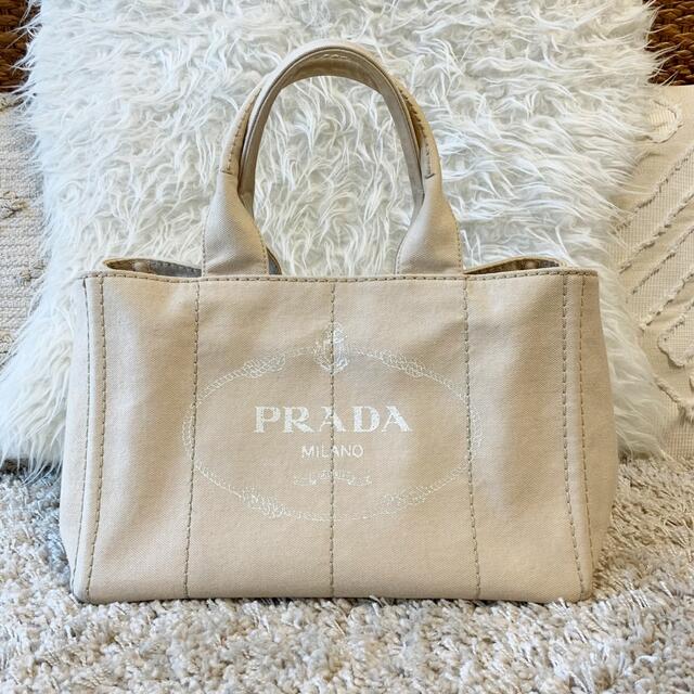 PRADA 【B1877B】カナパ????ベージュ????ギャランティカードも一緒に送ります