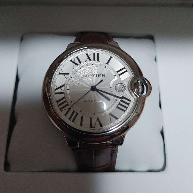 Cartier(カルティエ)のバロンブルー　42ミリ　W69012Z4　フルコマあり、　おまけ多数あり メンズの時計(腕時計(アナログ))の商品写真