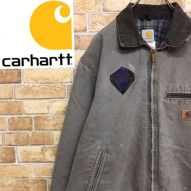 Carhartt トラディショナルコート デトロイトジャケット 革タグ