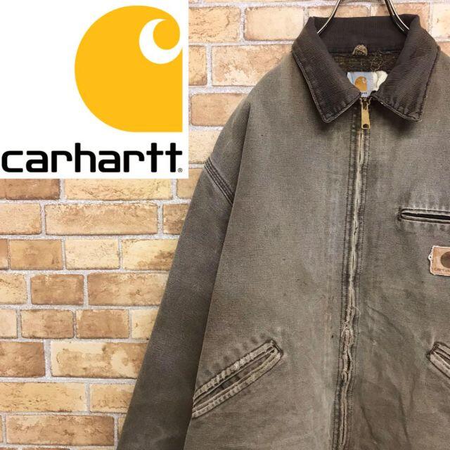 carhartt - 【カーハート】USA製 デトロイトジャケット ダック地 革