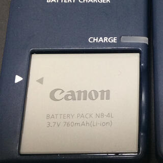 キヤノン(Canon)のCanon バッテリーチャージャー 充電器 デジカメ CB ー2LV(バッテリー/充電器)