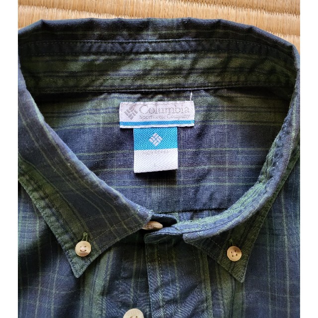 Columbia(コロンビア)のコロンビア　ボタンダウン　半袖シャツ　Lサイズ メンズのトップス(シャツ)の商品写真