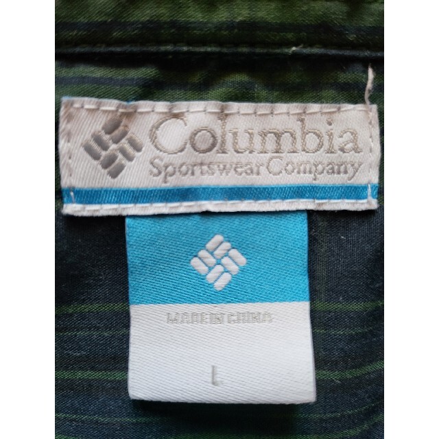 Columbia(コロンビア)のコロンビア　ボタンダウン　半袖シャツ　Lサイズ メンズのトップス(シャツ)の商品写真