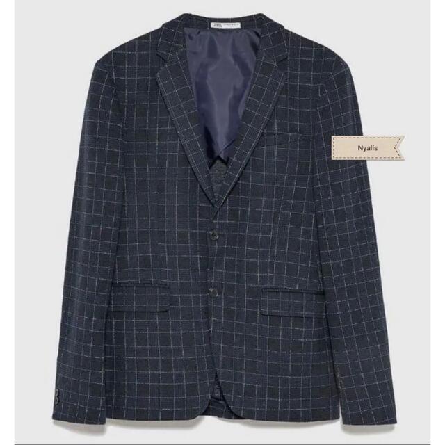 ZARA MAN★新品タグ付★チェック柄★セットアップ★スーツ★ブレザー★パンツ ZARA MAN★新品タグ付★チェック柄★セットアップ★スーツ★ブレザー★パンツ