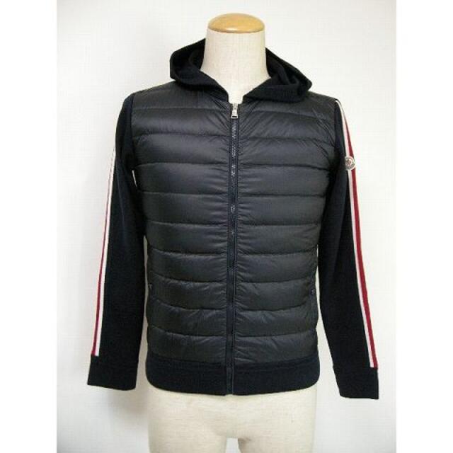 MONCLER(モンクレール)のキッズ8A(8才相当)■モンクレール■ニット切替フード付きライトダウン■新品 キッズ/ベビー/マタニティのキッズ服男の子用(90cm~)(ジャケット/上着)の商品写真