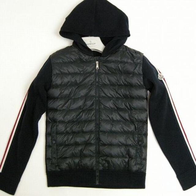 MONCLER(モンクレール)のキッズ8A(8才相当)■モンクレール■ニット切替フード付きライトダウン■新品 キッズ/ベビー/マタニティのキッズ服男の子用(90cm~)(ジャケット/上着)の商品写真