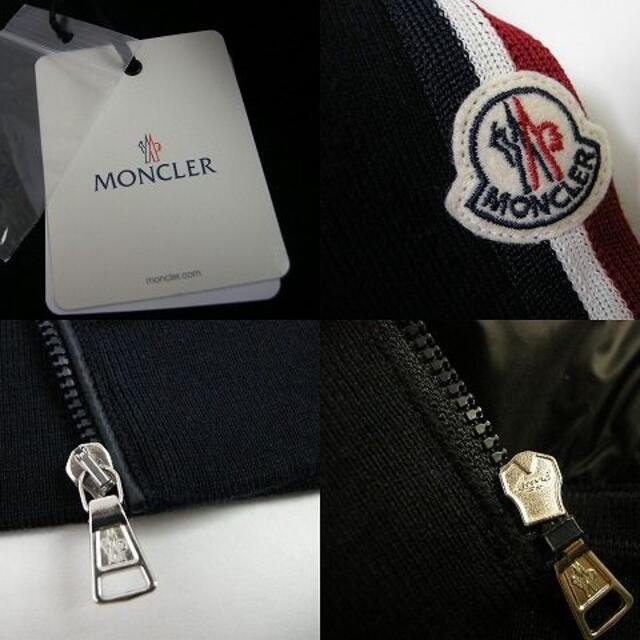 MONCLER(モンクレール)のキッズ8A(8才相当)■モンクレール■ニット切替フード付きライトダウン■新品 キッズ/ベビー/マタニティのキッズ服男の子用(90cm~)(ジャケット/上着)の商品写真