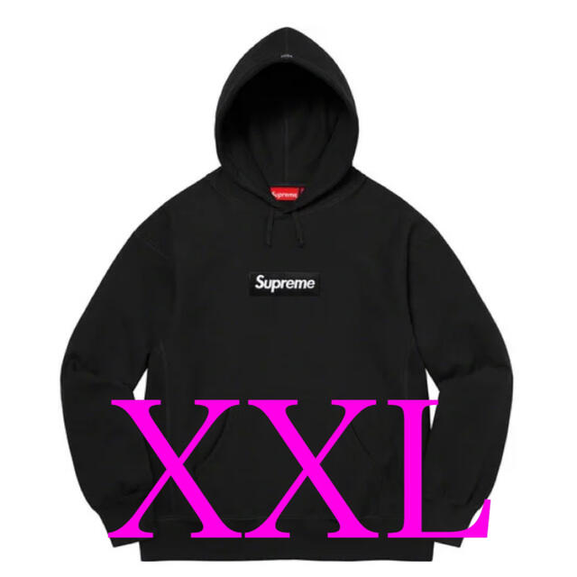 メンズSupreme Box Logo Hooded Sweatshirt Black