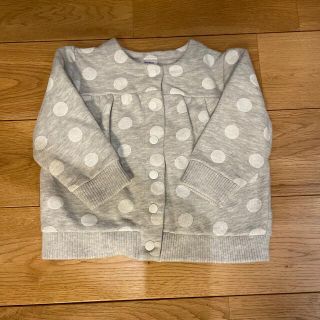 プチバトー(PETIT BATEAU)のプチバトー裏起毛カーディガン&紺色ジャケット18m(カーディガン/ボレロ)