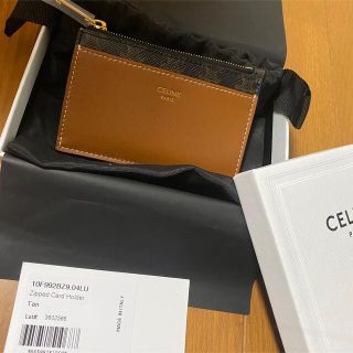 celine - ジップ付きカードホルダー / トリオンフキャンバス