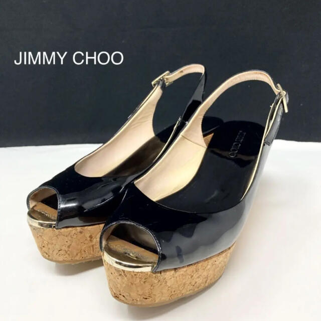 JIMMY CHOO ジミーチュウ　ストラップ　サンダル　パンプス　オープントゥ