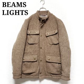 ビームス(BEAMS)のBEAMS LIGHTS 中綿入り ツイード フィールドジャケット(ダウンジャケット)
