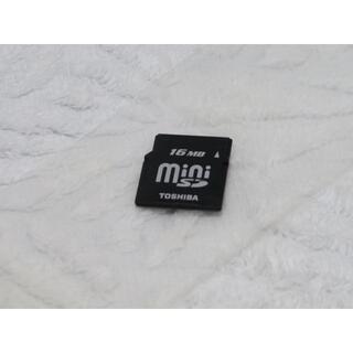 TOSHIBAミニ SD カード 16 MB(その他)